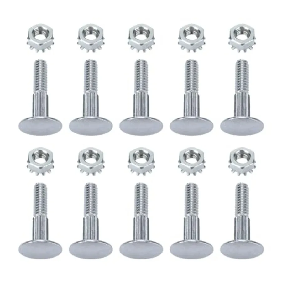 

Наборы болтов и гаек каретки 1 1 4 дюйма, замена дверной петли Over Todco Whiting Morgan, упаковка из 10 шт.