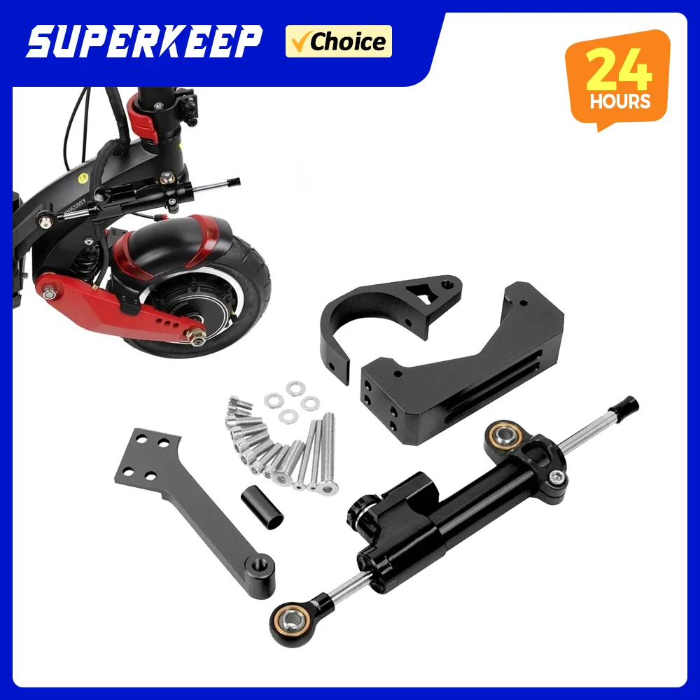 

Modification for Zero 10X Scooter Steering Damper Shock Absorber Direction Stabilizer Kit Directional Steering Damper Bracket
