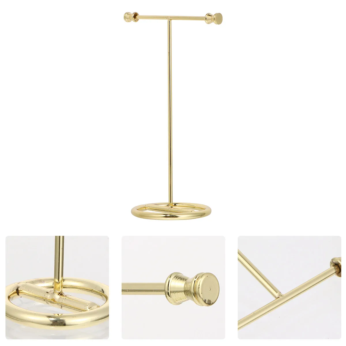 1Pcs Earrings Display Rack Simple Iron Jewelry Holder Creative Organizer for Rings Desktop Ornament Jewelry Display Shelf
