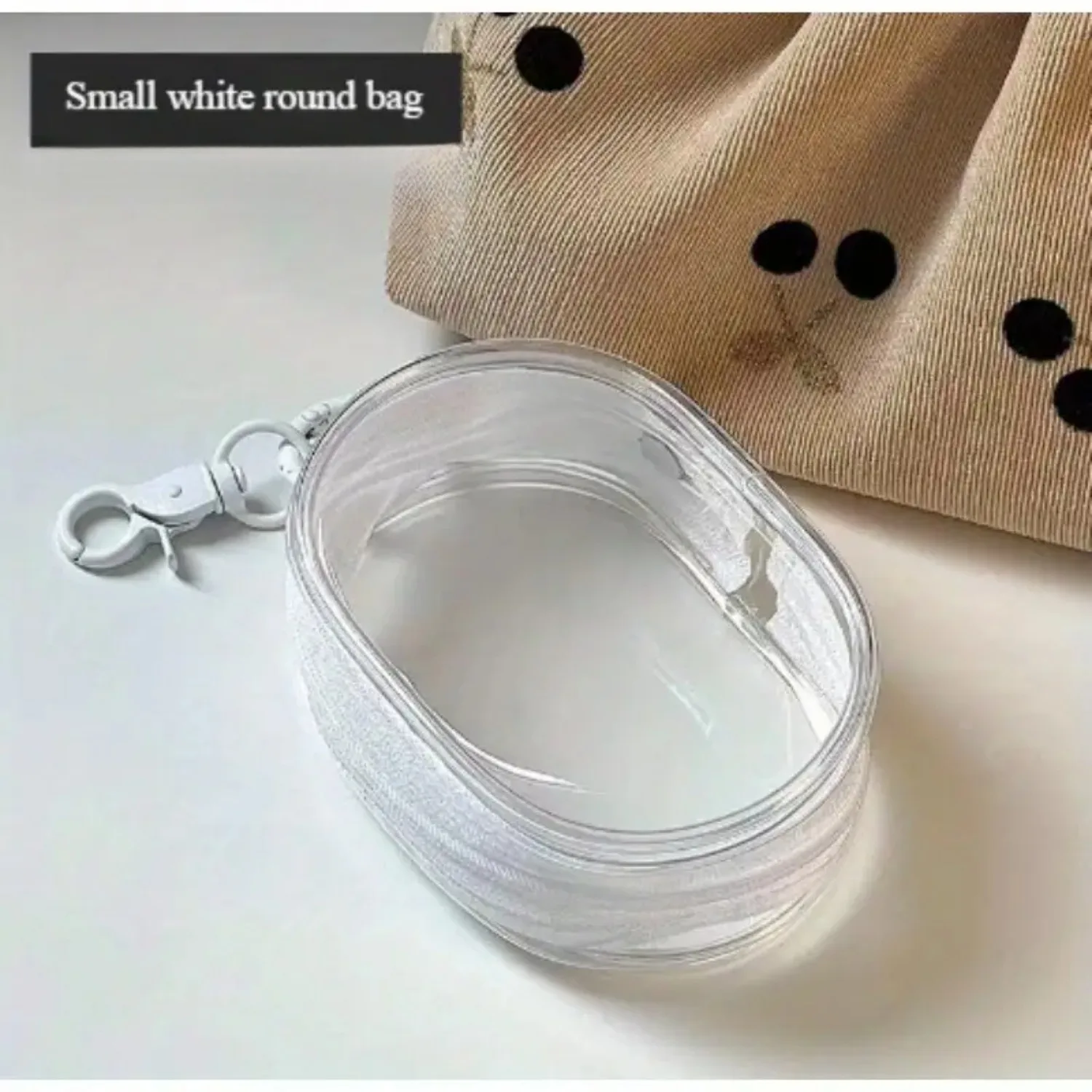 Round Transparent Tech Storage Bag 3