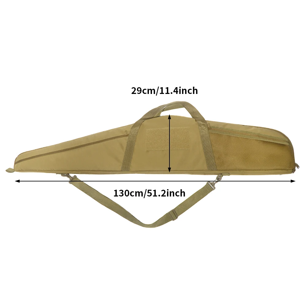 51 Inch Soft Thickened Padded Hunting Storage Bag - Portable Handle Outdoor Protection Gear