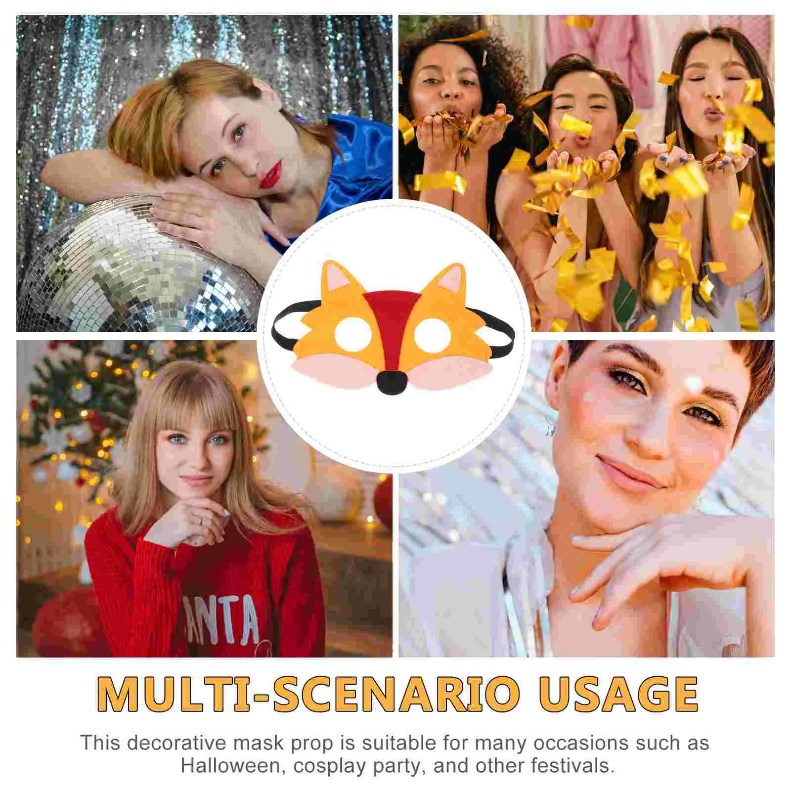 قناع الخنزير للبالغين، سطح غير منسوج للأطفال، أزياء الهالوين، دعائم أقنعة الحيوانات