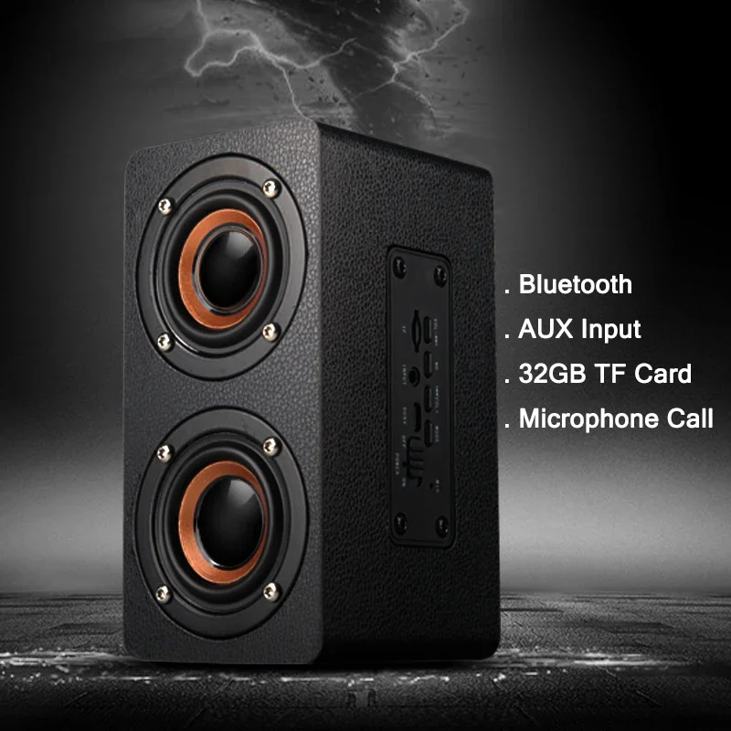 مكبر صوت بلوتوث جرافيتي ملون، مكبرات صوت مزدوجة، تصميم فريد من نوعه، صوت منزلي محمول