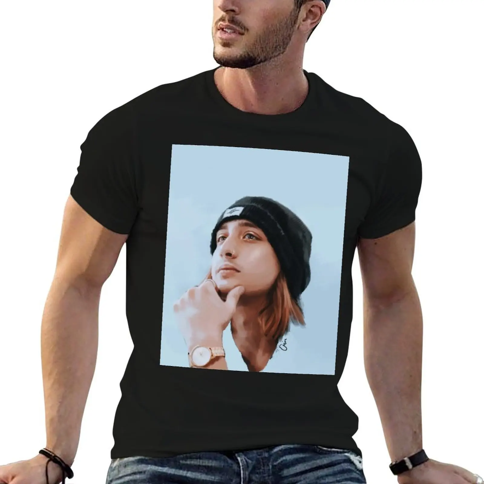 

Christian Anthony T-Shirt man t shirt designer black cotton t-shirt plain for man package anime t shirts for man T-Shirt