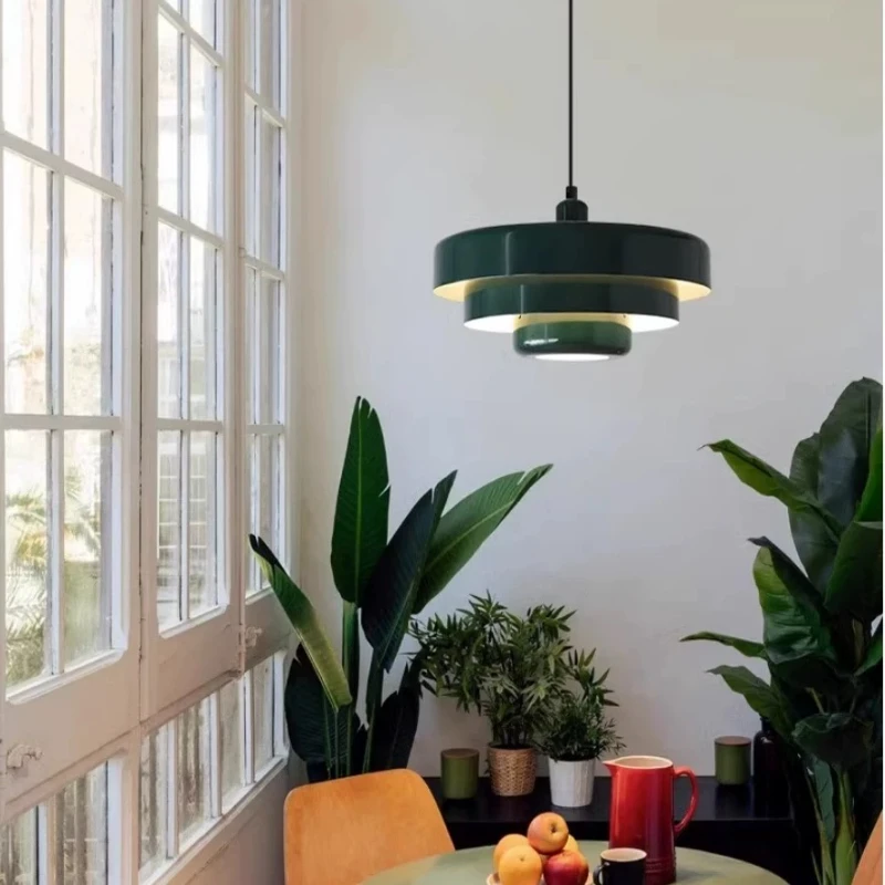 Modern Designer Bauhaus Multi-layer Cake Single-head Chandelier for Living Room Bedroom Dining Table Coffee Milk Tea Shop