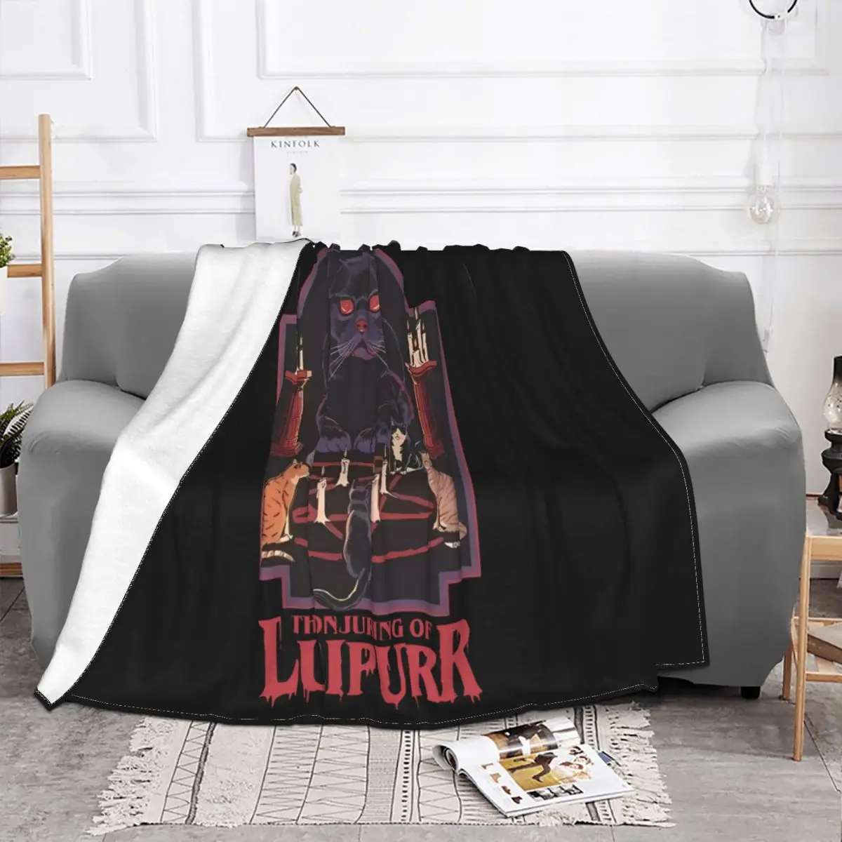 Steven Rhodes Lucipurr Plush Knee Blanket Blankets & Throws Blankets And Blankets Throw Blanket