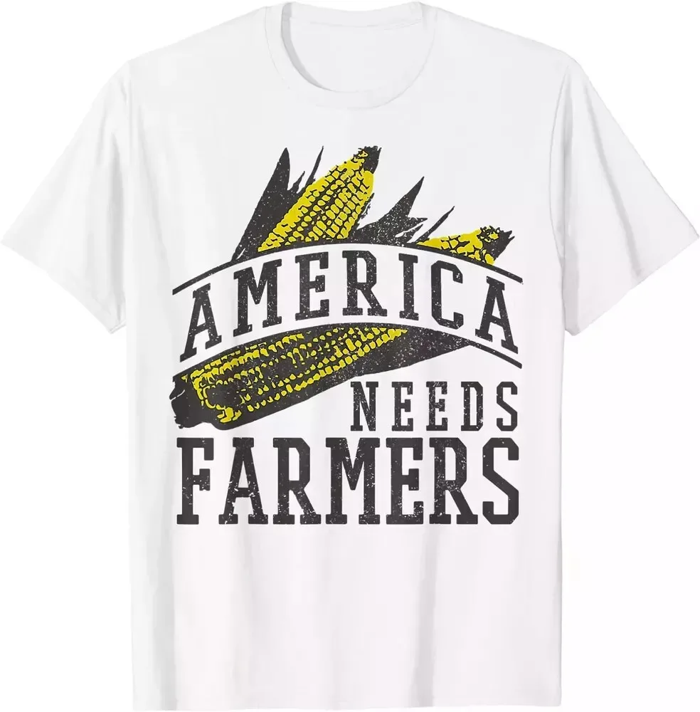 America Needs Farmers Farmer Corn Agriculture Gift Unisex T-Shirt S-5XL