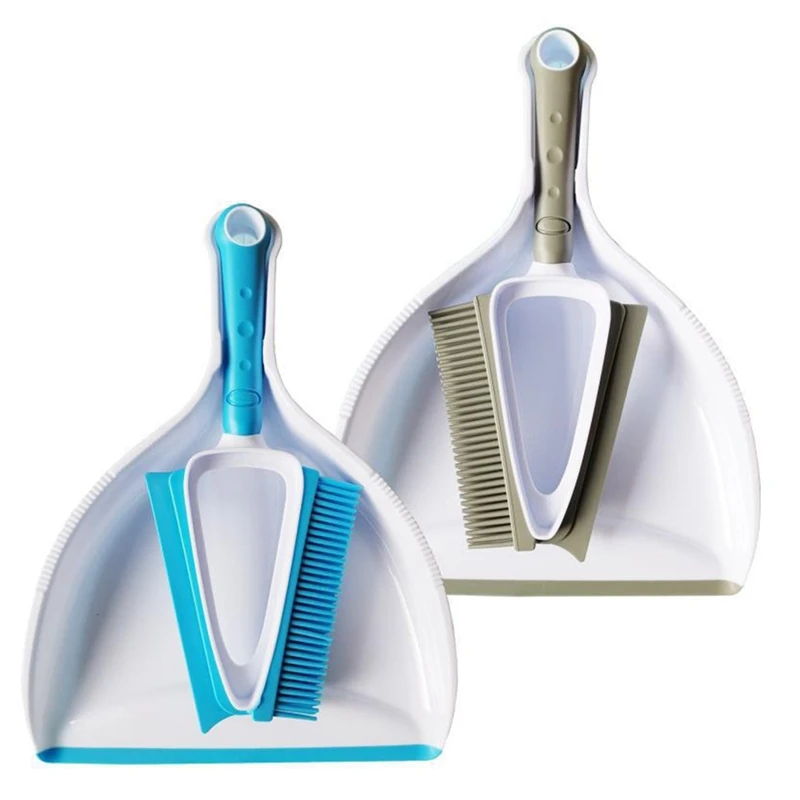

2025 Trendmultifunctional Pet Hair Cleaning Brush 3 In 1 Set Hair Remover Mini Dustpan Cleaning Tool