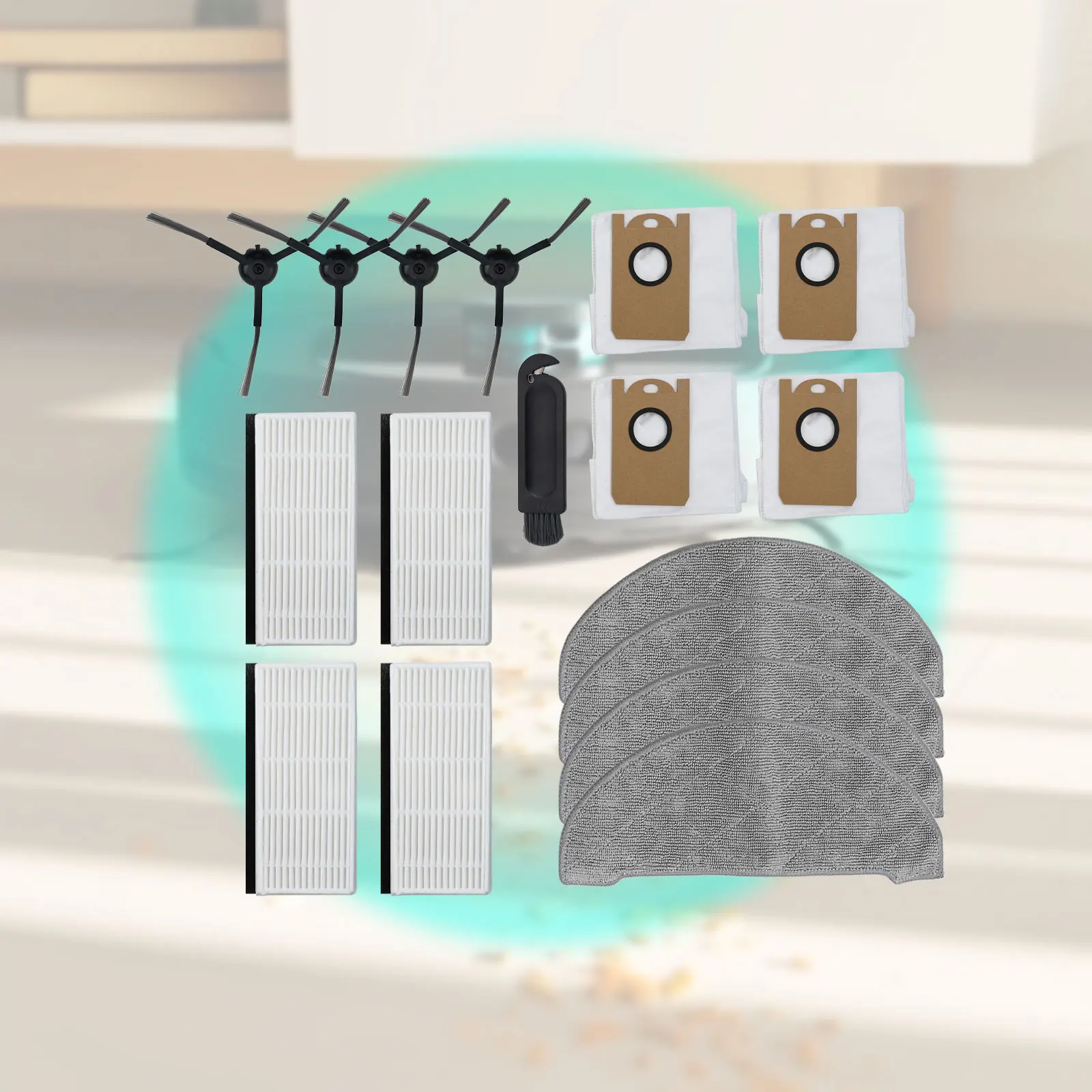 

Mop Rag Cloth Dust Bag Cleaning Durability Kitchen Storage Bathroom Brand New High Quality Sweeper Accessories