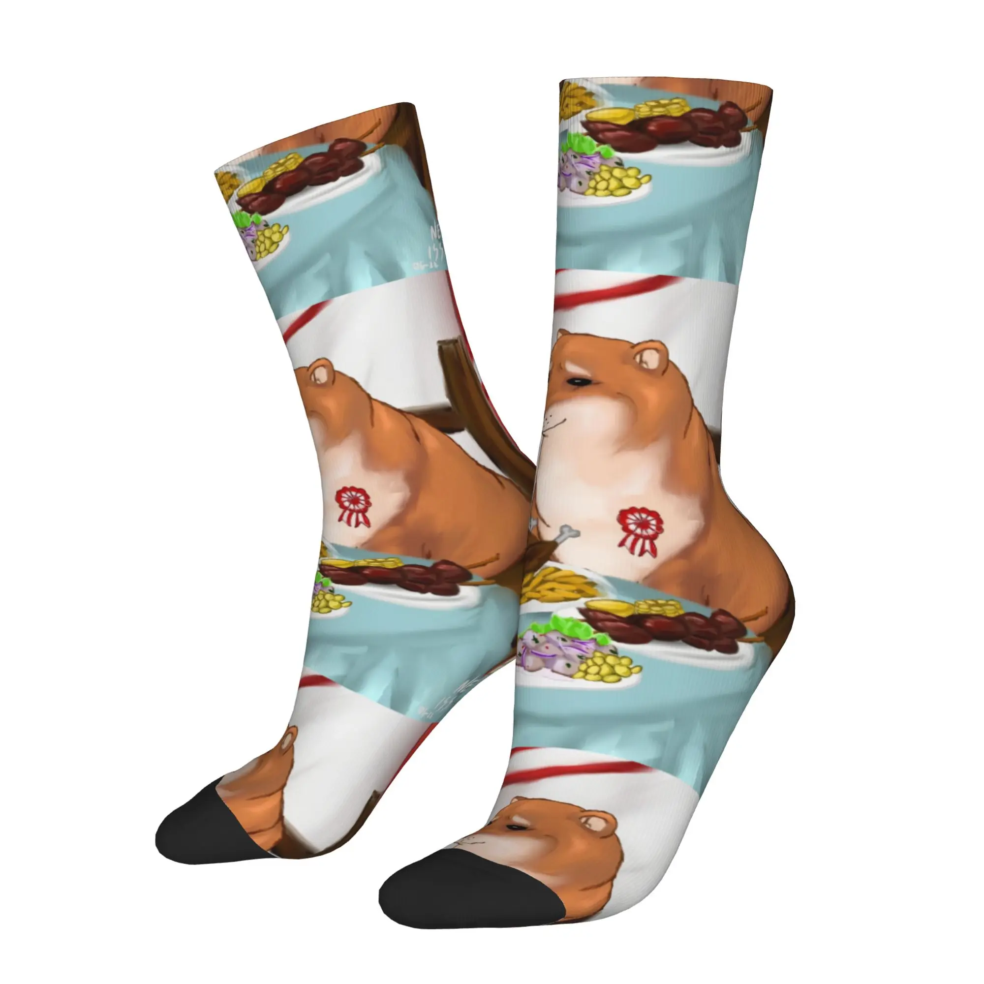 

Funny Sock iInca Kola iInca Kola Cheems Thanksgiving Meme Harajuku Seamless Pattern Printed Men Socks Casual Men's Socks