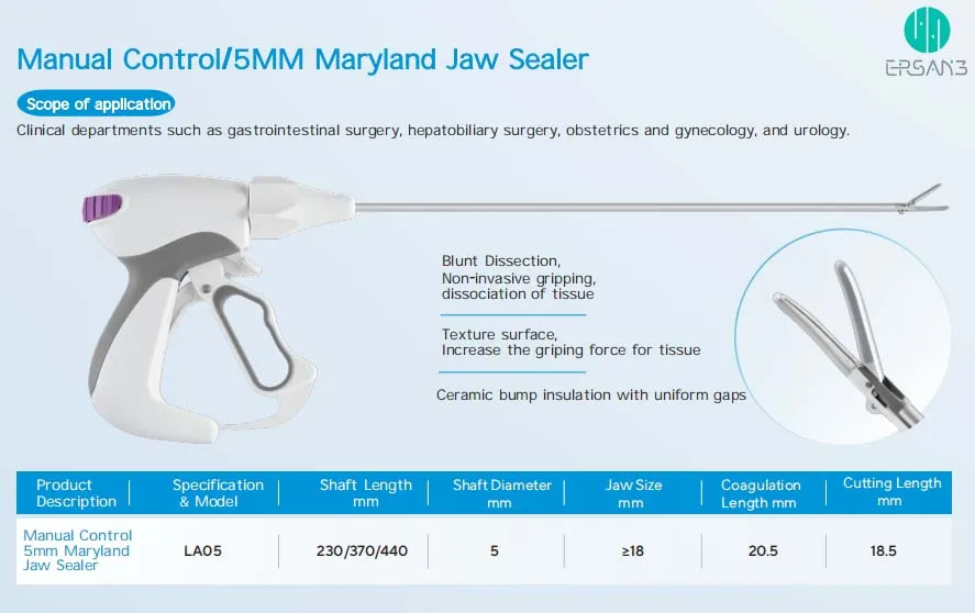 Surgical Instruments Ligasure Vessel Sealing Generator Medical Ligasure Small Jaw Ligasure Forceps