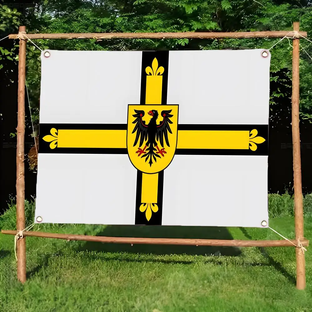 Teutonic Order  Knights Flags Borderless four-ring ornament indoor outdoor decoration effortless to hang