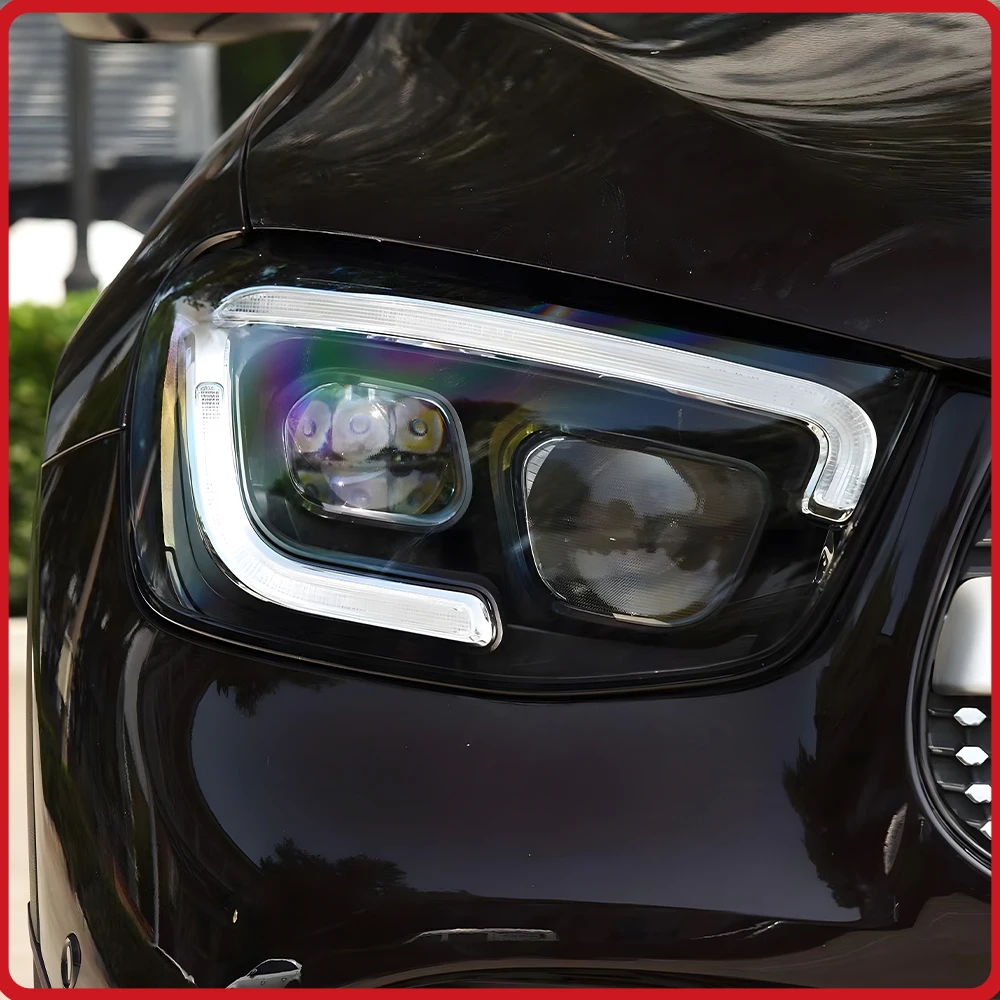 

For Benz GLC W253 X253 2016-2022 Headlights Assembly Upgrade LED Lens Startup Effect Flashing Turn Signal Light Plug and Play