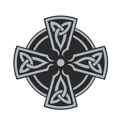 CK21123# Celtic Cross Car Sticker Waterproof Vinyl Decal Auto Decors for Bumper Rear Window Laptop Book Fridge Guitar Motorcycle