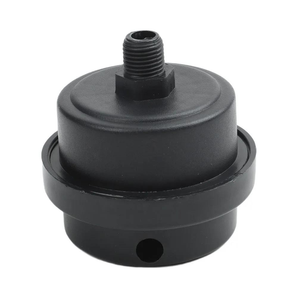 Black Air Compressor Intake Muffler with Male Thread for Small Air Pump and Compressor 12 16 20mm Compatibility