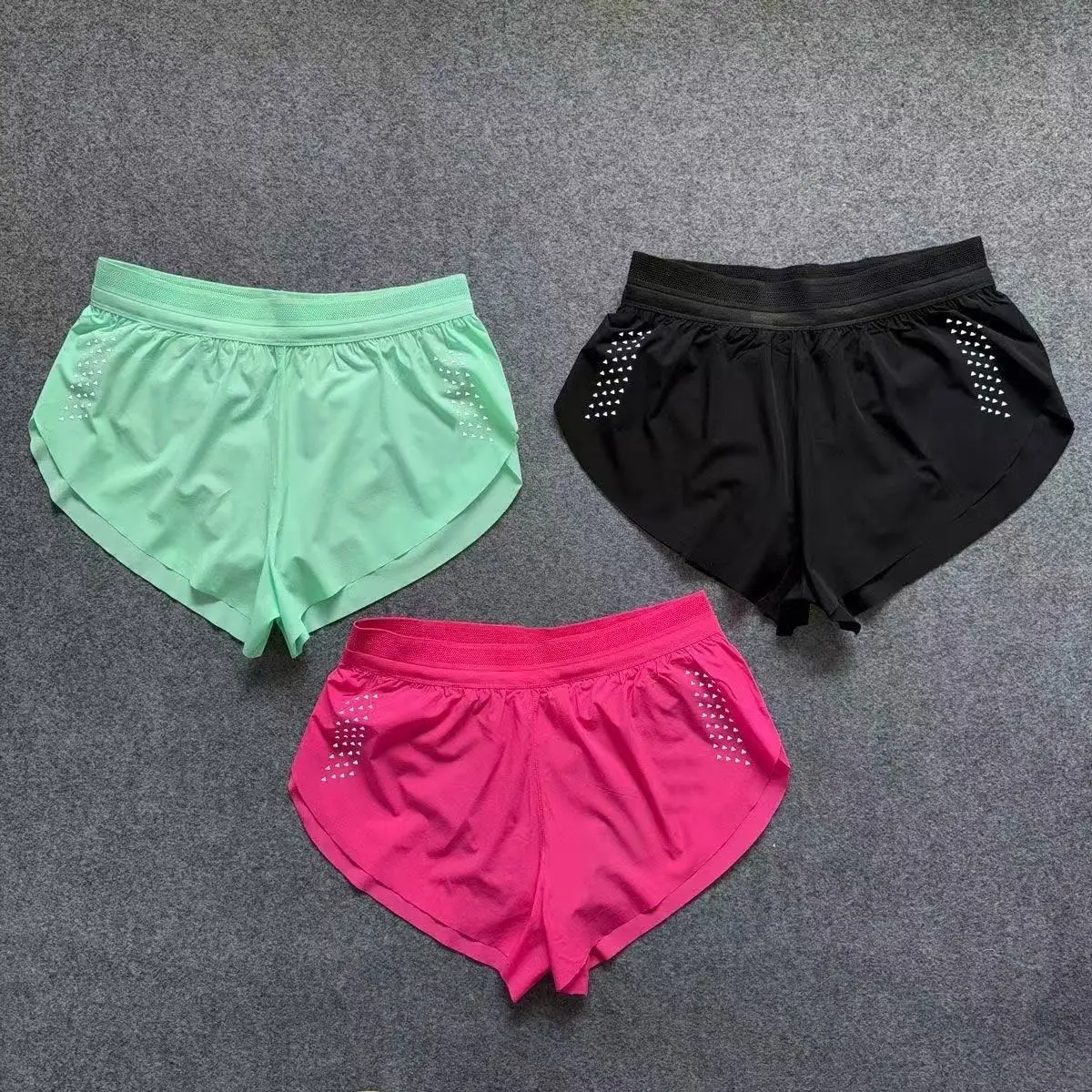 2026 Breathable Race Running shorts lined racing sports pants outdoor off-road three-point pants seaside beach D1