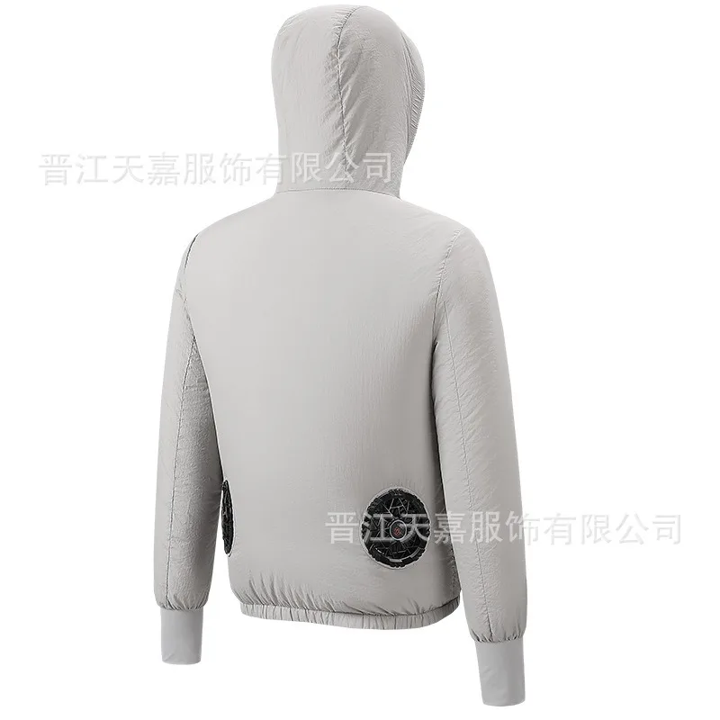 High Temperature Workplace Cooling Garment Fan Air Condition Jacket Breathable Sweat Removing Clothes for Workers