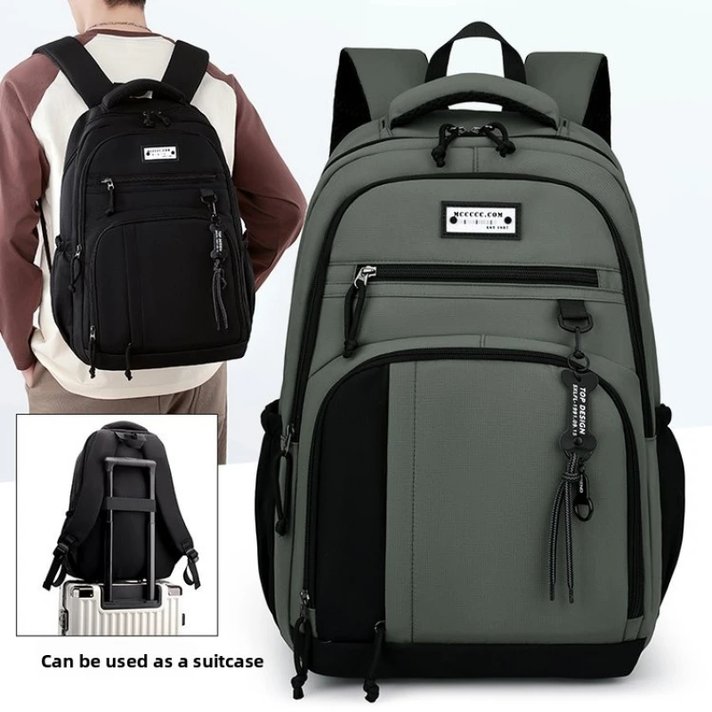 

Large Capacity Travel Backpack For Men Waterproof Multiple Pocket Business Computer College Student Multifunction Bookbag Bags
