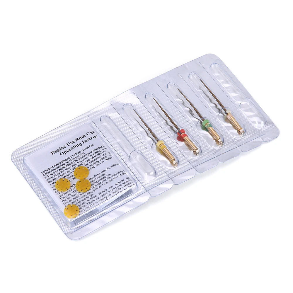 4 Pçs/set BAISTRA Dental Reciprocante Endodontic Canal Raiz Niti Arquivo 25mm