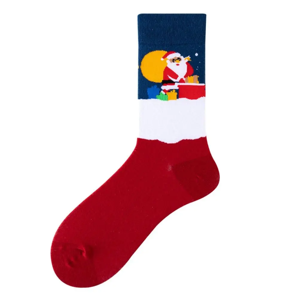 

Non Slip Lovely Breathable Comfortable Japanese Cartoon Female Socks Medium Tube Socks Cotton Christmas Socks