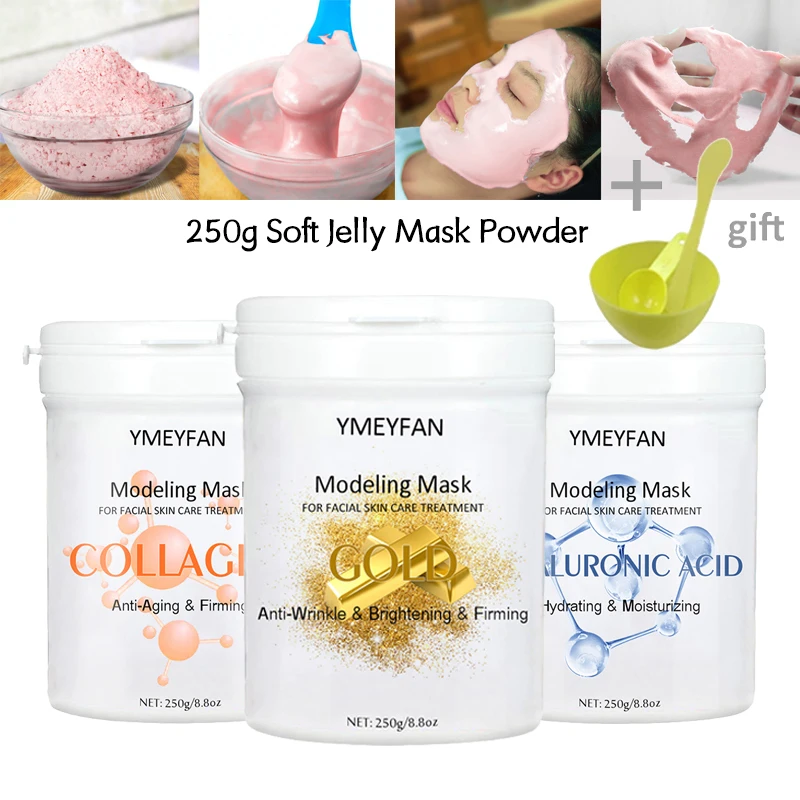 

250g Moisturizing Soft Film Powder Spa Facial Mask Beauty Salon Hydrating Natural Jelly Peel Off Lavender Collage Soft Powder