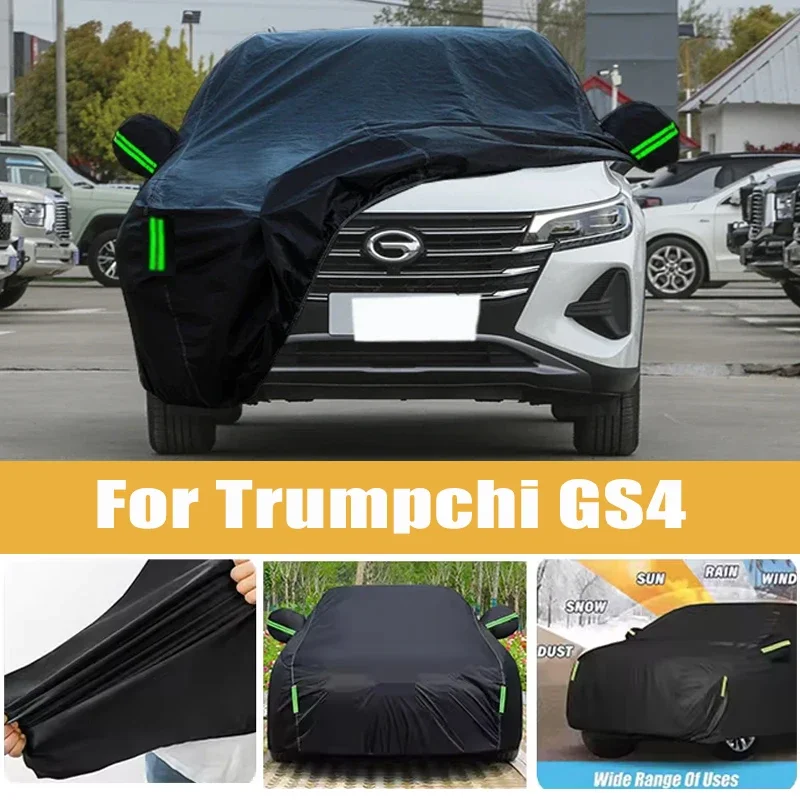 

For Trumpchi GS4 Full Car Cover Four Seasons Outdoor Sun Anti UV Rain Snow Dust Protection Oxford Cloth Accessories