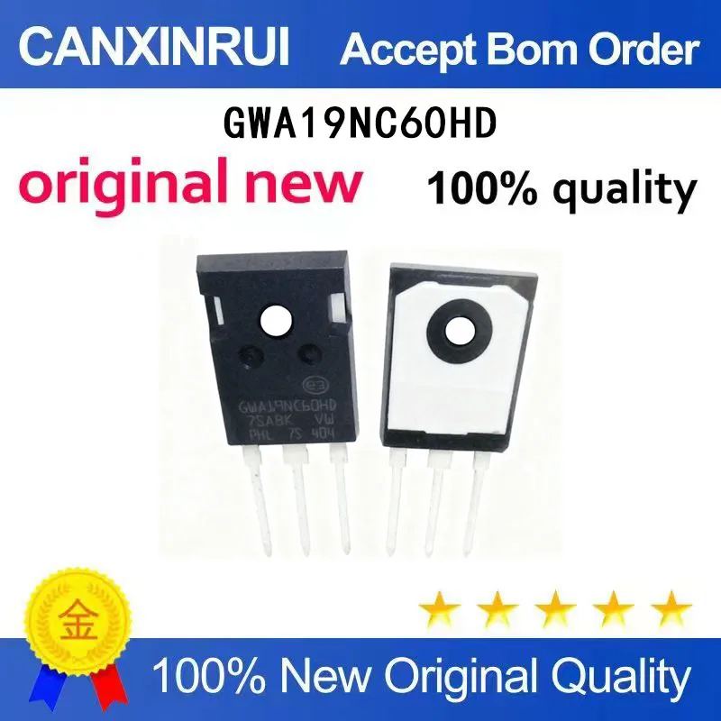 

(5-100 Pieces) New stock STGW19NC60HD GWA19NC60HD TO-247 IGBT field-effect transistor