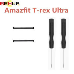 BEHUA One Pair 22mm Strap Connector For Huami Amazfit T-rex Ultra Metal Head SmartWatch Strap Connecting Screwdriver Accessories