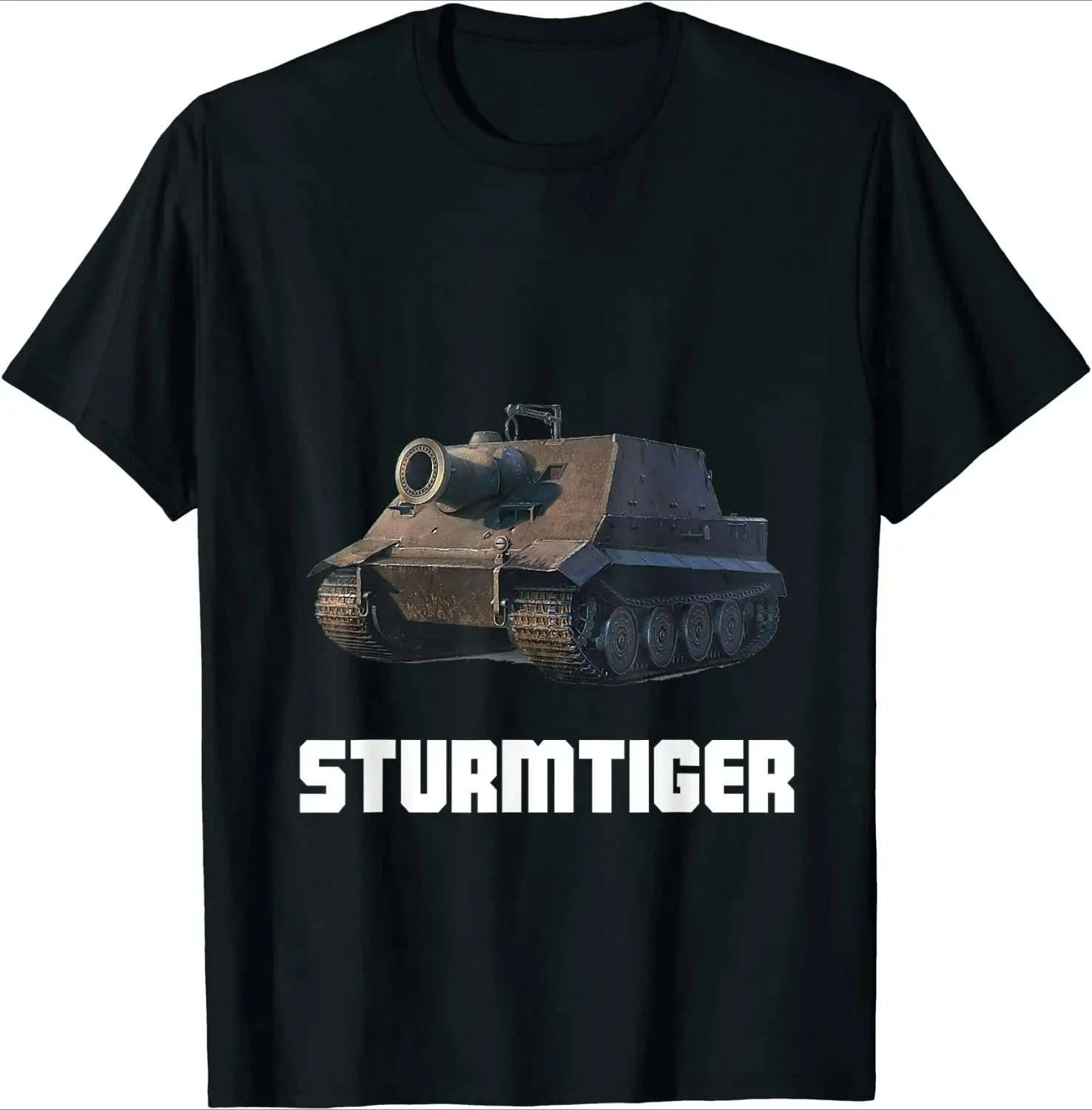 Sturmtiger  Heavy Tank  Thunderstorms Tiger Panzer T-Shirt. Summer Cotton Short Sleeve O-Neck Mens T Shirt New S-3XL