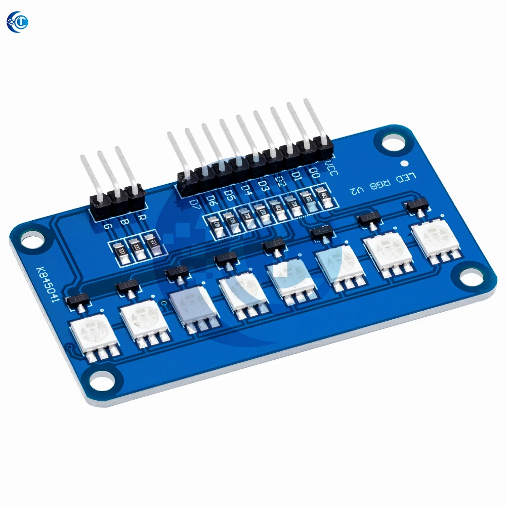 High Brightness 5050 RGB Full Color LED Module, Waterproof Light Board for Smart Car and Robot DIY Projects