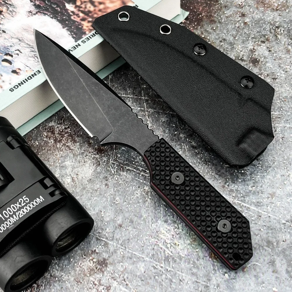 

SA-L Outdoor Camping Fixed Blade Knife EDC Hiking Fishing Multitools Portable Climbing Mountaineering Compact Knives Fruit Knife