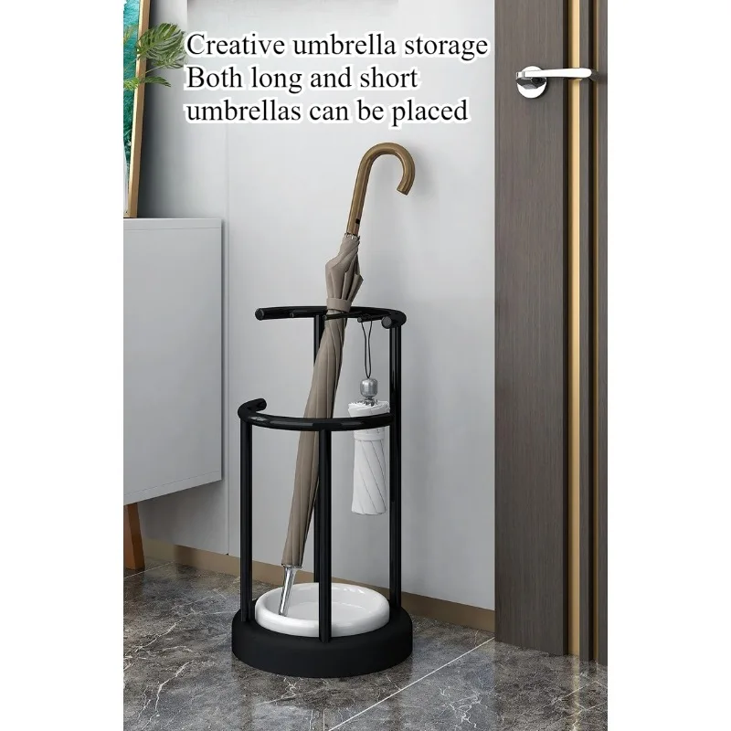 Nordic wrought iron umbrella frame storage umbrella barrel rack manufacturers wholesale umbrella frame commercial split design