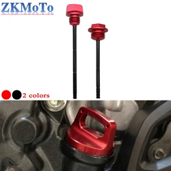 Motocross CNC Aluminum Ngine Oil Tank Dipstick Level Lndicator For HONDA CRF250R CRF250X CRF450X CRF 250R 250X 450X 2004-2017
