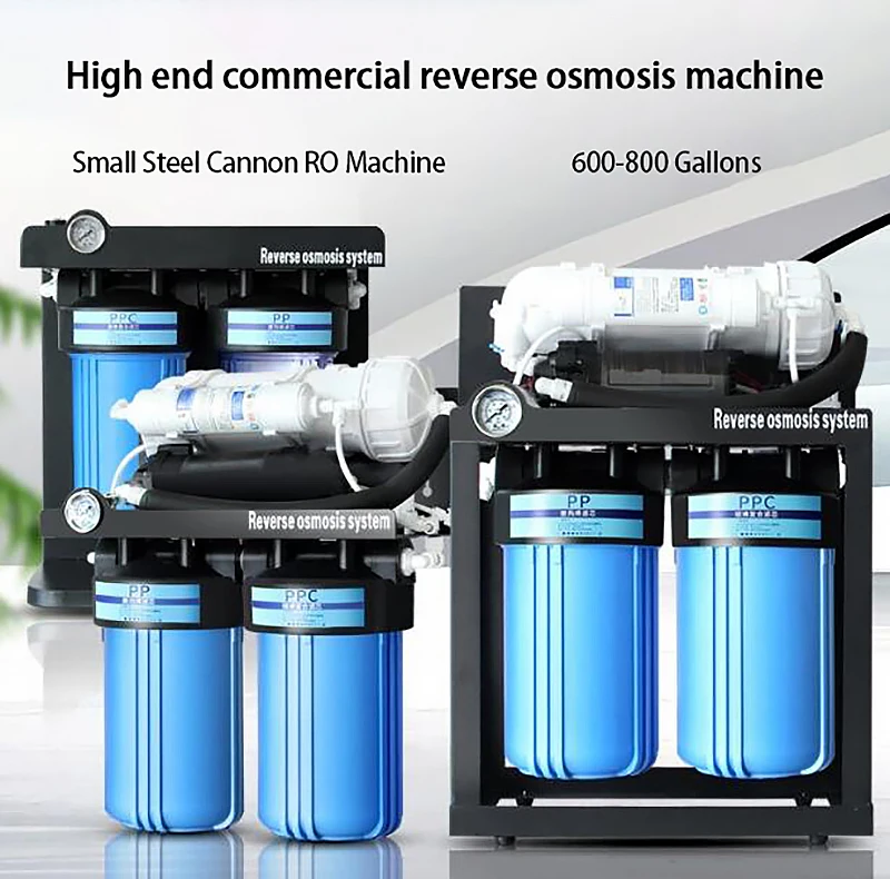 600G/800G upgrade and larger filter element, higher flow rate Ro system water filter, household iron water purifier