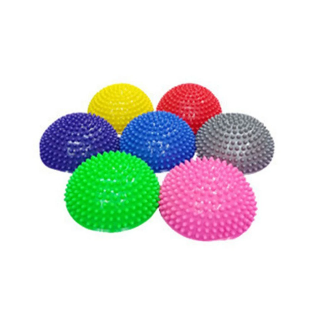 

16cm Yoga Ball PVC Inflatable Massage Point Half Fit Ball Balance Trainer Stabilizer GYM Pilates Fitness Balancing Ball