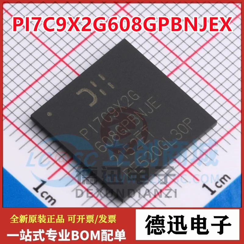 Nuovo chip IC interfaccia PCIe originale PI7C9X2G608GPBNJEX LBGA-196, originale