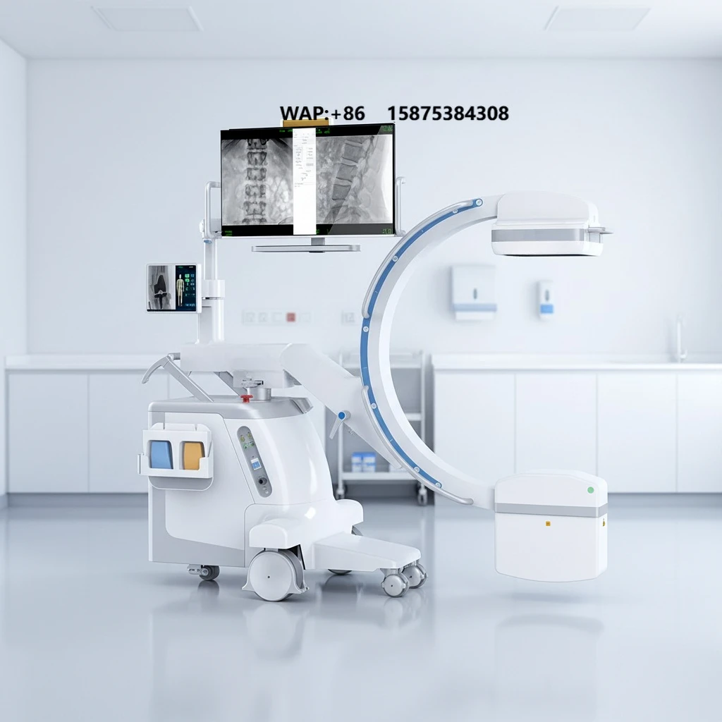 LTX51 mobile c-arm fluoroscopy machine with intelligent FPD imaging unit for digital radiography hospital use
