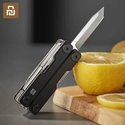 Xiaomi-Mini cuchillo multifunción para acampar al aire libre, herramientas de cuchillo plegable, multiherramientas 10 en 1, tijeras portátiles, destornillador, nuevo