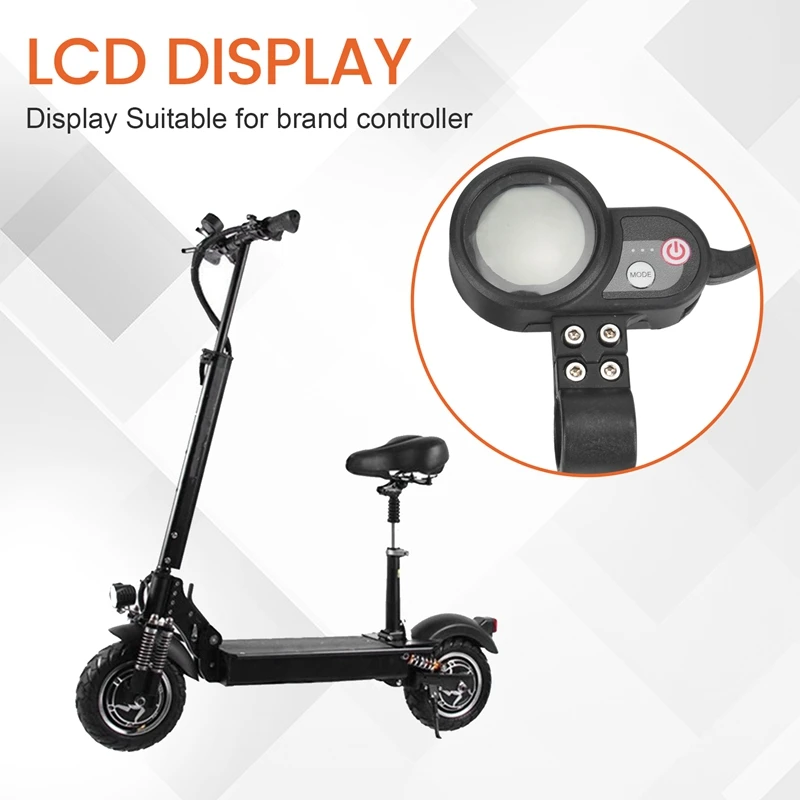 Electric Scooter LCD Screen With Accelerator Use For 10Inch Electric Scooters Display