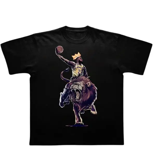 Vintage LEBRON JAMES Graphic Tee – Retro Lakers Legend Shirt, King James Basketball Tribute Top, King James Tee, Classic Streetwear Apparel, Unisex Sports Fan Vintage Basketball T-Shirt