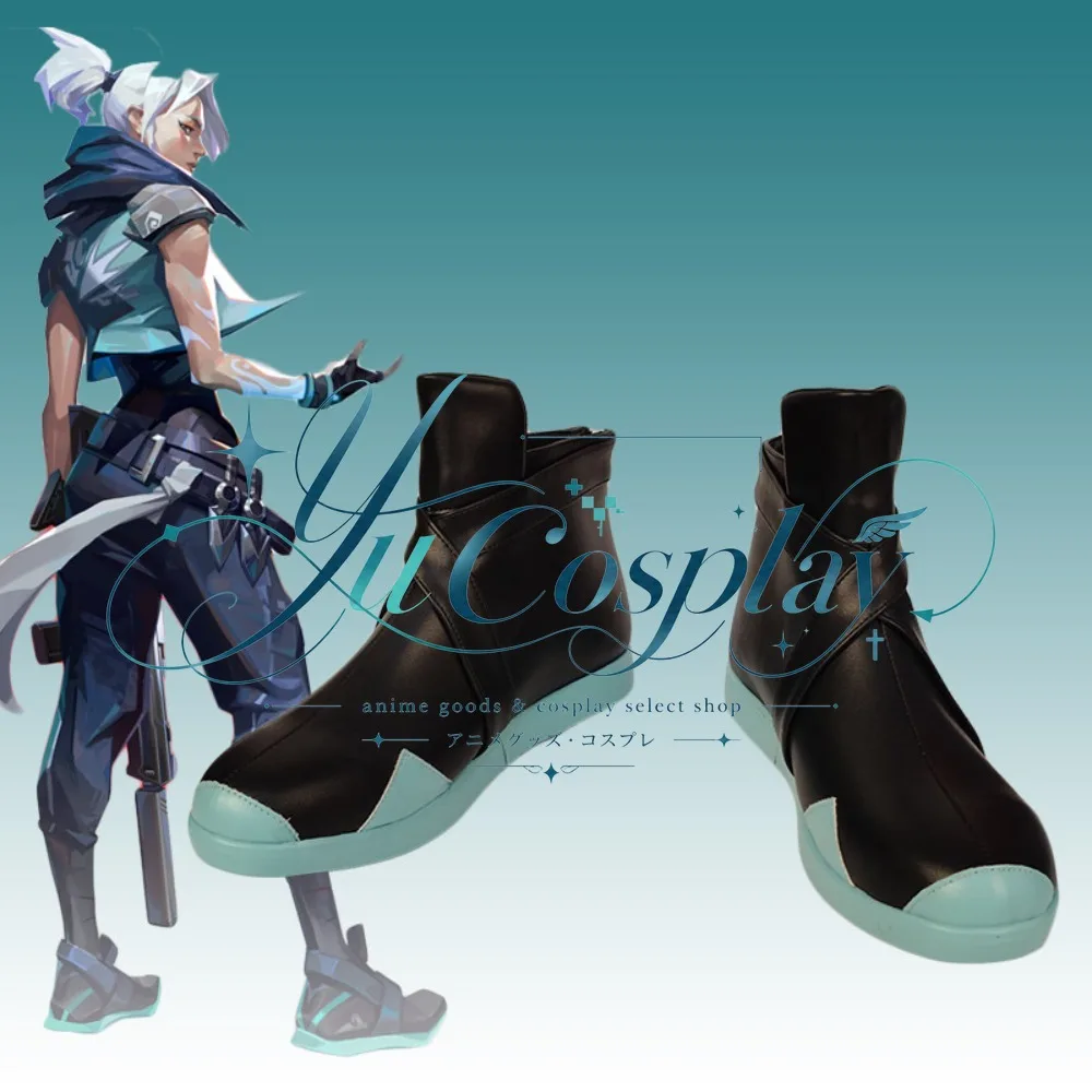 Jett Cosplay Shoes Tactical Agent Boots Custom Esports Anime Convention Footwear