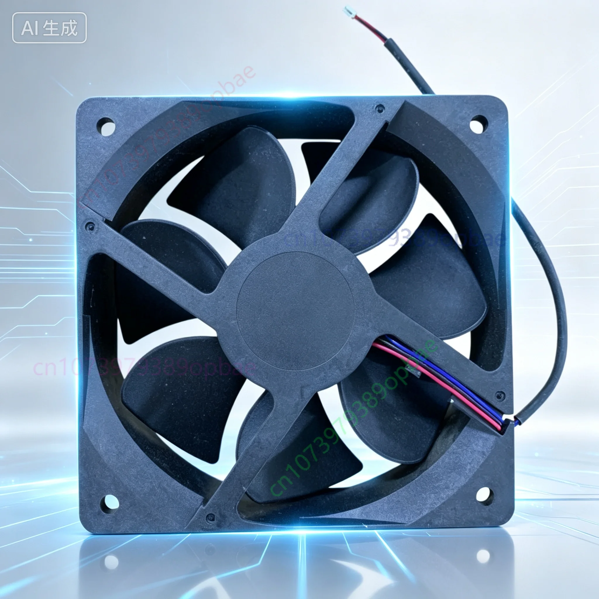 Replacement Projector Cooling Fan for NEC U260W, DELTA NFB10512HF‑7F03, 12V 0.39A, 3‑Wire, 100×100×32mm
