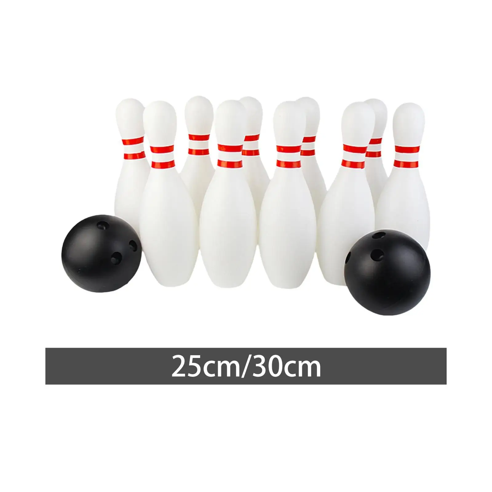 Kids Bowling Set Early Development 10 Bowling Pin and 2 Balls Family Bowling Game for Park Gathering Yard Backyard Playground