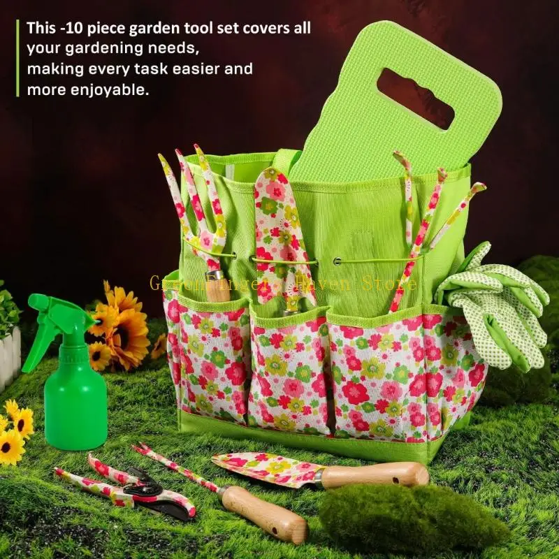 

F68D Multiple Purpose Gardening Tool Set 10 Divisions with Ergonomic Grip for Professional and Home Gardening in Various