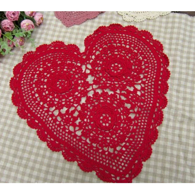 NEW Handmade 3D flower Cotton Crochet tablecloth Table cloth Cover placemat Christmas wedding Table decoration and accessories