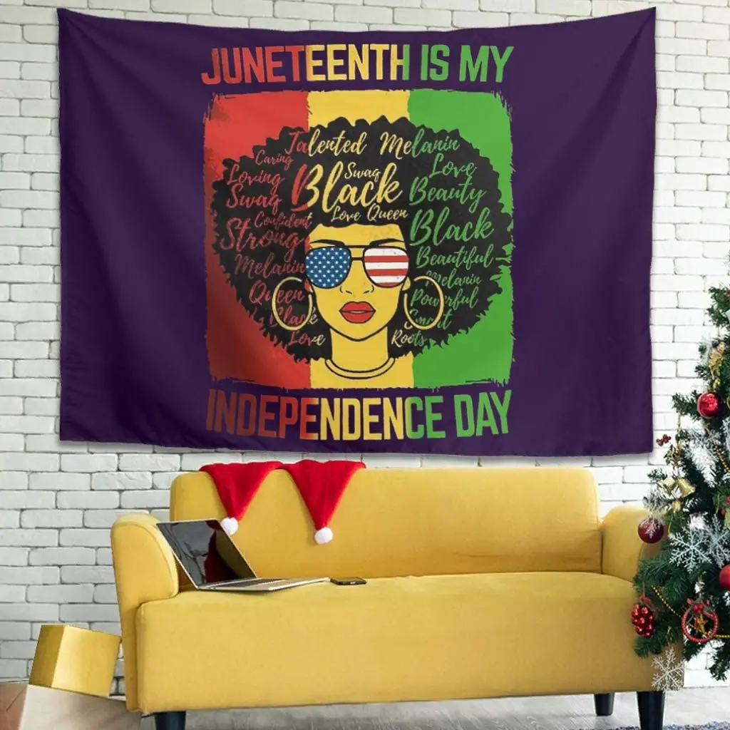 Vintage No Justice No Peace Sunflower BLM Print Wall Hanging Tapestry Wall Blanket Art Retro Wall Decor Juneteenth Tapestry