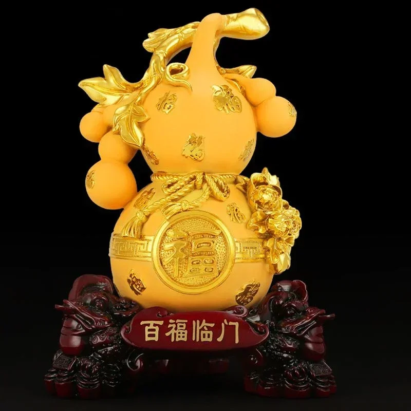 

Fortune Bring Lucky Gourd Ornaments Fortune and Gourd Home Living Room Wine Bedroom Decor