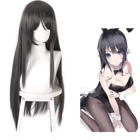 Puella Magi Madoka Magica Akemi Homura Cosplay Wig Anime Halloween Costumes for Women Game