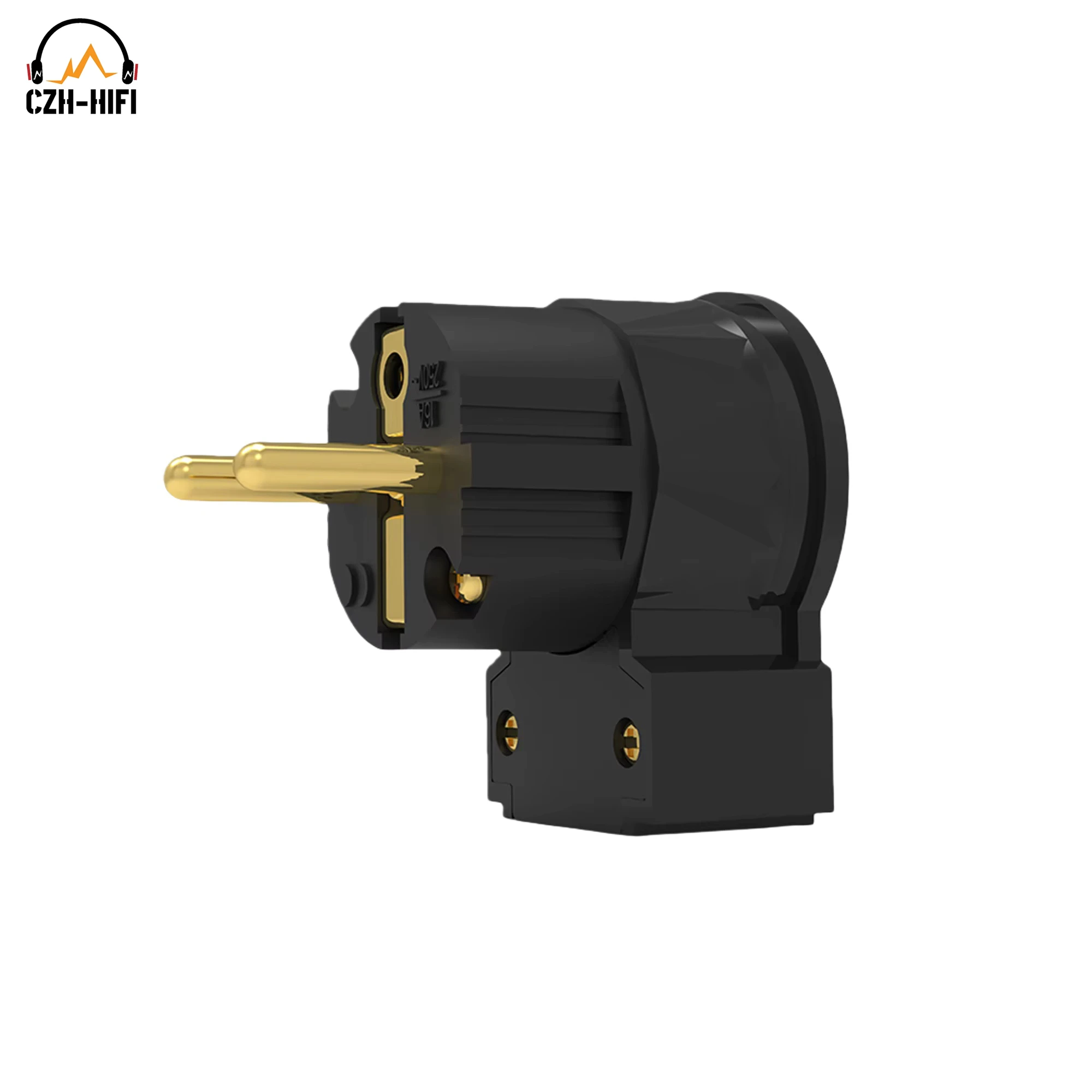 

1pc Viborg Hi-End LE505G EU Standard Male 2pin Mains Cable Terminal Power Cord Eletric Plug Shuko Connector