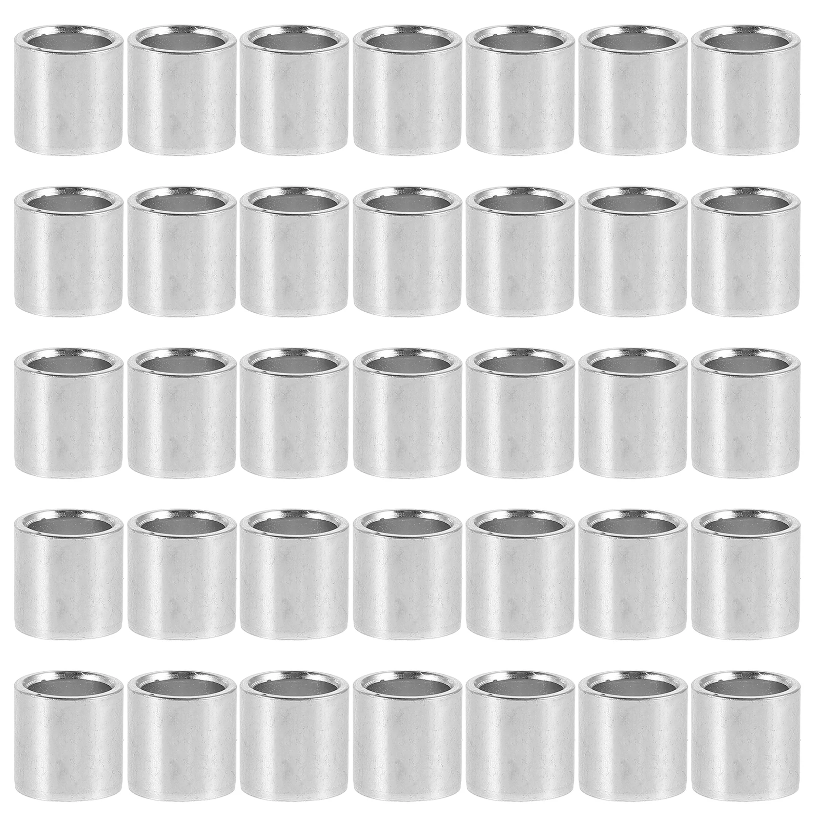 

50 Pcs Roller Skate Accessories Silver Galvanized Iron Bearings Sleeve Durable Practical Skates Supplies Inline Bearings Tools